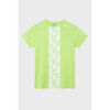 T-shirt Enorsia T-shirts &agrave; manches raglan courtes avec impression patch Vert