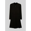 Robe courte Enorsia Combinaison &agrave; col haut et manches longues Noir