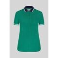 Polo Enorsia Polo &agrave; col contrast en jersey Vert