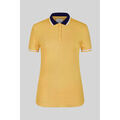 Polo Enorsia Polo &agrave; col contrast en jersey Jaune