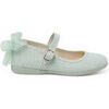 Ballerines enfant Pisamonas Chaussures Babies C&eacute;r&eacute;monie N?ud De Tulle Vert