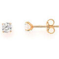 Boucles d'oreille sur Grenoble : Boucles oreilles Brillaxis Boucles d'oreilles oxydes de zirconium 9 carats 4 mm