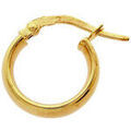Boucles d'oreille sur Grenoble : Boucles oreilles Brillaxis Cr&eacute;oles or jaune &eacute;paisses de 4mm Jaune