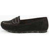 Ballerines Vera Collection Chaussures plates Femme Mocassins Noir, souple confort