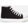Baskets Vera Collection Baskets montantes plateformes avec lacets, en velours Noir