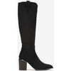 Bottes Vera Collection Bottes Cowboy Style Santiags, Noir
