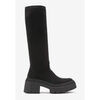 Bottes Vera Collection Bottes Noires &agrave; Plateforme Noir