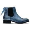 Bottines Vera Collection Bottines plates avec n?ud d&eacute;coratif, Bleu Bleu