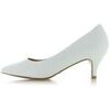 Chaussures escarpins Vera Collection Escarpins blanc mariage &agrave; petits talons, avec bout pointu multicolor