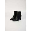 Bottines Vera Collection Bottines &agrave; talon &agrave; bout pointu avec boucle, Noir Noir