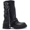 Boots Vera Collection Biker Boots gu&ecirc;tre avec boucles Plateforme, Noir Noir