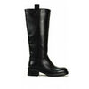 Bottes Vera Collection Bottes cavali&egrave;re talon plate, Noire Noir