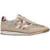 Baskets basses Vera Collection Basket Taupe avec bandes imprim&eacute;s, semelle contrast&eacute;e Beige