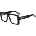 Lunettes sur Grenoble : Lunettes de soleil Dsquared D2 0166 Cadres Optiques, Noir, 56 mm
