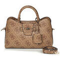Sacs &agrave; mains sur Grenoble : Sac &agrave; main Guess JANIE LOGO GIRLFRIEND SATCHEL Marron