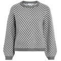 Pull Vila Khaia Knit - Medium Grey Melange