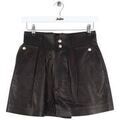 Short sur Grenoble : Short Iro Mini short en cuir noir
