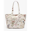 Cabas Woomen Sac port&eacute; &eacute;paule Alocasia coton cuir ALOCASIA 709-00WALO01 Beige