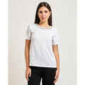 Tee-shirts sur Grenoble : T-shirt Yes Zee T-shirt femme avec cha&icirc;ne Blanc