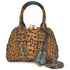 Sac &agrave; main Pinko BOWLING BAG ZIP MINI SUEDE Marron