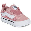 Baskets basses enfant Vans Knu Skool Elastic Lace LEOPARD Misty Mauve