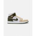 Baskets homme sur Grenoble : Baskets montantes Nike Jordan 1 Mid Military Drab (Women's)