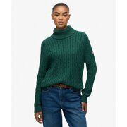 Pull Superdry Pull &agrave; col roul&eacute; ample en c&acirc;ble