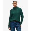 Pull Superdry Pull &agrave; col roul&eacute; ample en c&acirc;ble