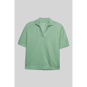 Polo Enorsia Polos en maille textur&eacute;e Vert