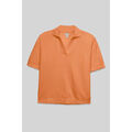 Polo Enorsia Polos en maille textur&eacute;e Orange