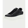 Baskets basses Guess Sneakers femme avec d&eacute;tail au talon Noir