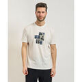 Tee-shirts sur Grenoble : T-shirt EAX T-shirt homme AX col rond avec imprim&eacute; Blanc