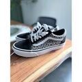 Skate & rollers sur Grenoble : Chaussures de Skate Vans Vans l&eacute;opard taille 35 neuves Noir