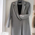 Manteau Etam Manteau Etam gris clair avec motifs brod&eacute;s Gris Grenoble