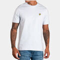 Tee-shirts sur Grenoble : T-shirt Lyle & Scott T-shirt uni - bleu lav&eacute; Blanc