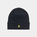 Bonnet Lyle & Scott Bonnet en coton m&eacute;rinos - marine fonc&eacute; Bleu