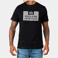 T-shirt Weekend Offender Shevchenko - &eacute;chec au milieu de la maison noire Noir