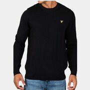 Pull Lyle & Scott Pull en coton m&eacute;rinos - noir de jais Noir
