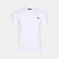 T-shirt Fred Perry T-shirt Ringer - blanc Grenoble