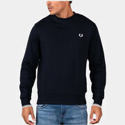 Pull Fred Perry Sweat &agrave; col ras du cou - marine Bleu