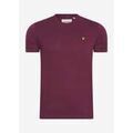 T-shirt Lyle & Scott T-shirt uni - bordeaux Grenoble