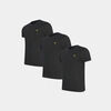 T-shirt Lyle & Scott T-shirt uni - noir de jais 3 packs