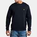 Pulls/Sweat sur Grenoble : Pull Lyle & Scott Sweat &agrave; col ras du cou - marine fonc&eacute; Bleu