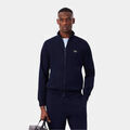 Pulls/Sweat sur Grenoble : Pull Lacoste Pull en polaire bross&eacute;e avec fermeture &eacute;clair - Marine Bleu