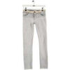 Jeans skinny Maje Pantalon slim en coton gris