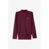 Polo Enorsia Demi-fermeture &eacute;clair col entonnoir sweat Rouge