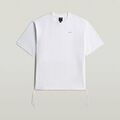Tee-shirts sur Grenoble : T-shirt G-Star Raw D28697-E385 WOVEN MIX LOOSE R T-110 WHITE