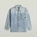 Vestes sur Grenoble : Veste G-Star Raw D23007-E352 BOXY FIT OVERSHIRT-H947 VINTAGE BORNITE