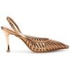 Chaussures escarpins Caf&eacute; Noir NA9034-L013 Marron