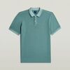 T-shirt G-Star Raw D11595-D756 DUNDA OVERDYED SLIM POLO SS-H888 MINERAL BLUE GD